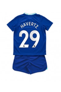 Chelsea Kai Havertz #29 Babytruitje Thuis tenue Kind 2022-23 Korte Mouw (+ Korte broeken)